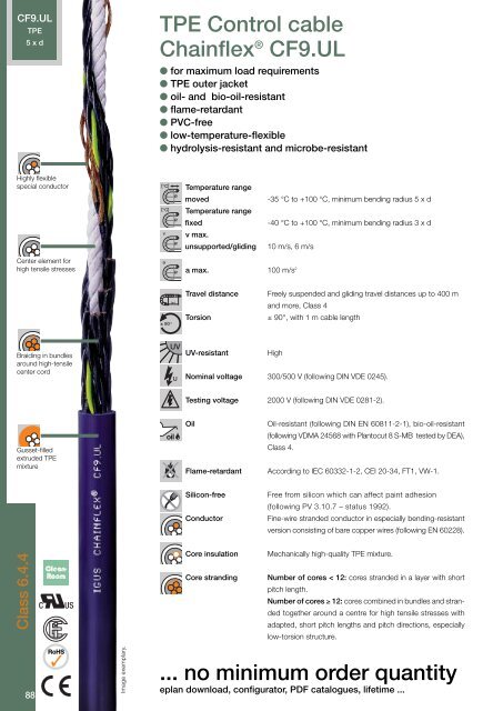 Chainflex cables