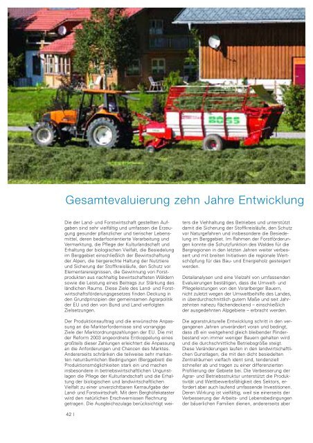 Landwirtschaft Forstwirtschaft