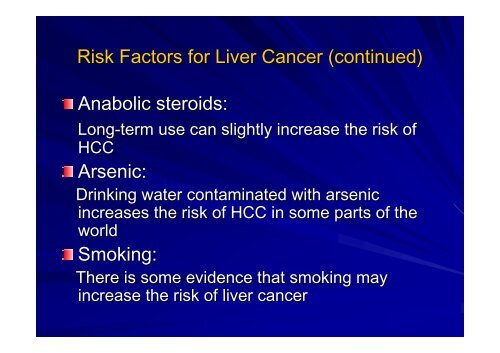 Magnitude of Liver Cancer in Egypt - NCI