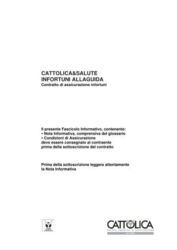 Nota informativa (pdf - 279 Kb) - Cattolica