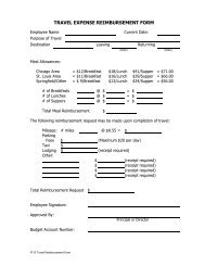 Expense Type Lists Employee Reimbursement System