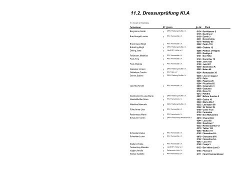 Programm - Reit- und Fahrverein Avenwedde