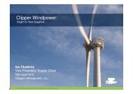 Clipper Windpower: