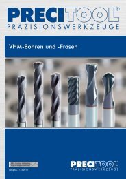 VHM-Bohren und -FrÃ¤sen - PRECITOOL CZ