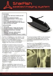 StarFish Seabed Imaging System - Marine Solutions