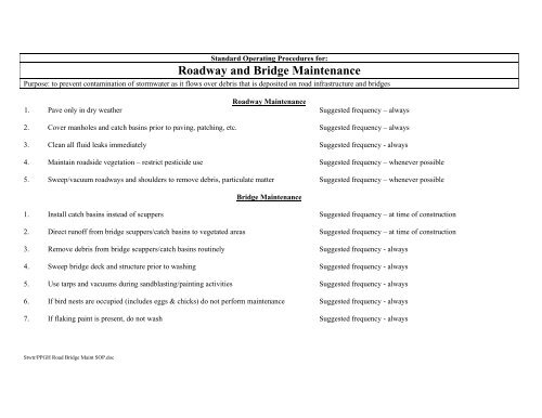 Pollution Prevention/Good Housekeeping For ... - Erie County