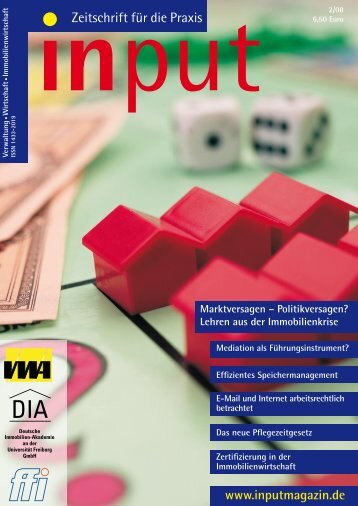 input - Zeitschrift fÃ¼r die Praxis Ausgabe 02/2008 - DIA