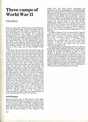 John Deane - Pietermaritzburg Local History