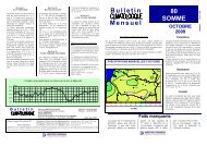 Bulletin climatique de la Somme