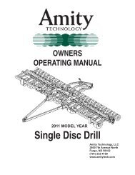 Single Disc Drill Operating Manual - Amity Technology