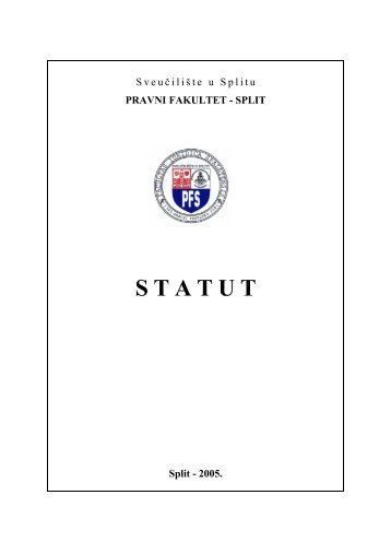 SveuÄiliÅ¡te u Splitu - Pravni Fakultet