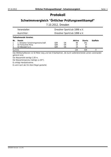 Protokoll - 1. DSG: Home