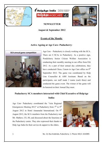 Puducherry - Helpage India Programme