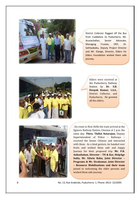 Puducherry - Helpage India Programme