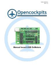 Manual Iocard USB DcMotors - Opencockpits