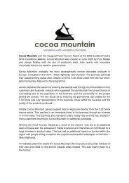 Cocoa Mountain Case Study - Scotland Food and Drink