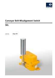 Conveyor Belt-misalignment Switch SEL