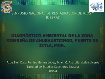 diagnóstico ambiental de la zona ribereña de ahuehuetzingo ...