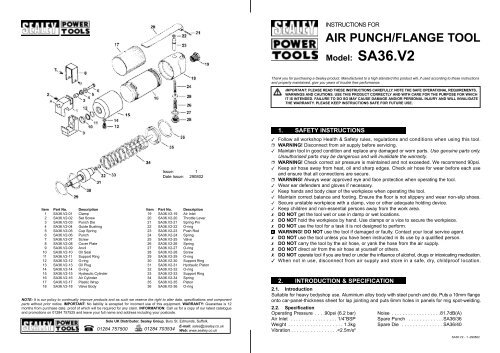 AIR PUNCH FLANGE TOOL CCW Tools