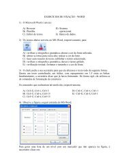 EXERCÍCIOS DE FIXAÇÃO - WORD - Ieceg