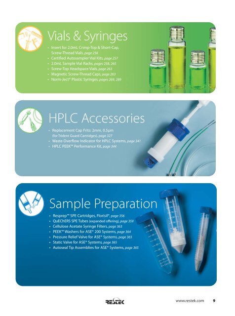 2009 Chromatography Products Guide - Chromalytic Technology