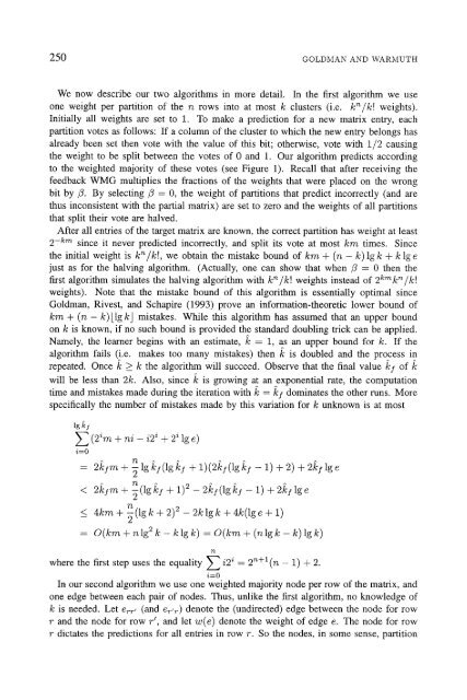 Learning binary relations using weighted majority voting