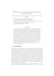 Bidirectional A Search on Time-Dependent Road Networks