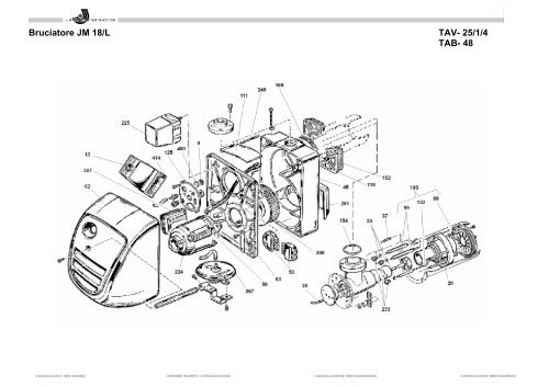 Bruciatore JM 18/L TAV- 25/1/4 TAB- 48 - Joannes
