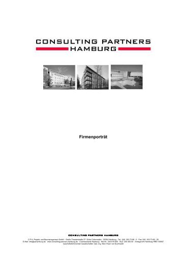 CP Hamburg - FirmenportrÃ¤t - bei Consulting Partners Hamburg