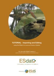 TUTORIAL - Importing and Editing - ESdat