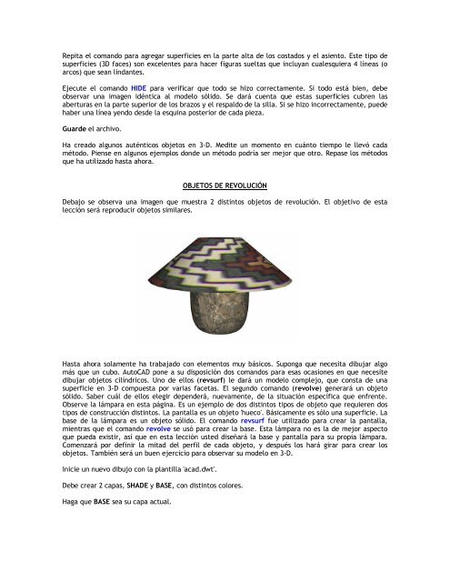 Descargar Tutorial de AutoCAD 2005 para 3D - Mundo Manuales