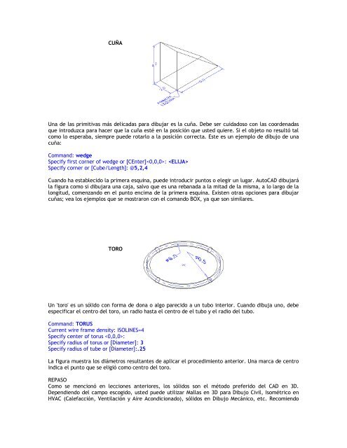 Descargar Tutorial de AutoCAD 2005 para 3D - Mundo Manuales