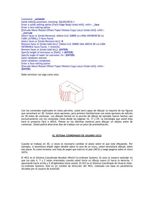 Descargar Tutorial de AutoCAD 2005 para 3D - Mundo Manuales