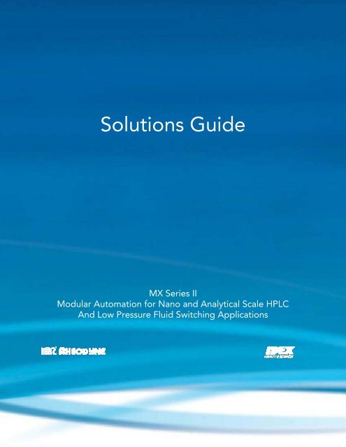 Solutions Guide - Jasco