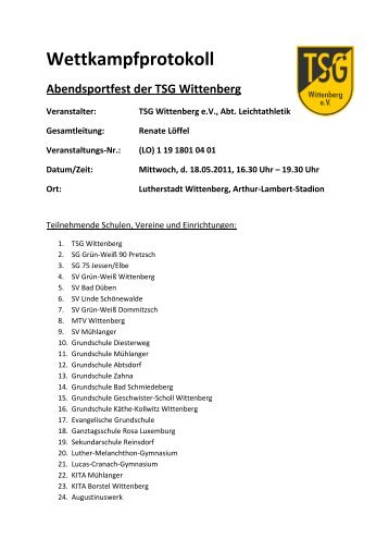 klick - TSG Wittenberg