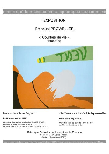 COMMUNIQUE DE PRESSE - EXPO PROWELLER - Bagneux