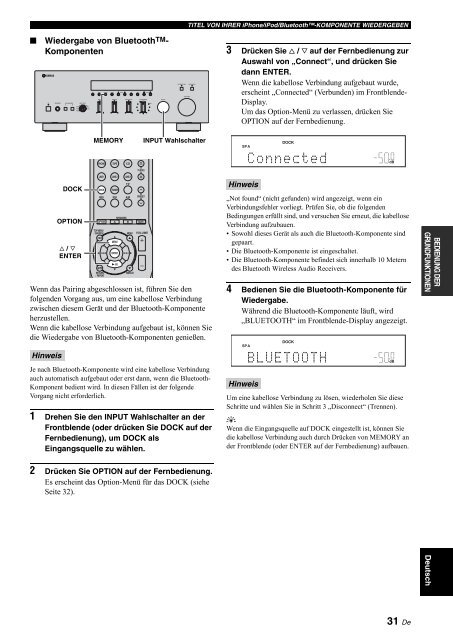 Receiver Ampli-Tuner - Yamaha Hifi