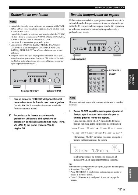 Receiver Ampli-Tuner - Yamaha Hifi