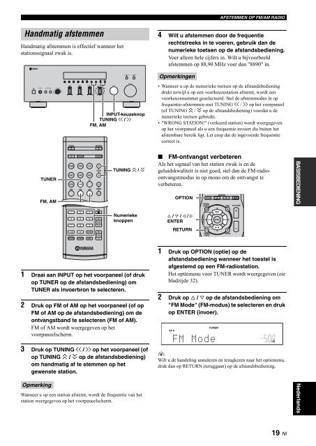 Receiver Ampli-Tuner - Yamaha Hifi