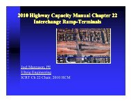 2010 Highway Capacity Manual Chapter 22, Joel Marcuson