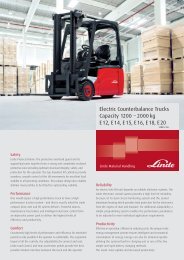 Electric Counterbalance Trucks Capacity 1200 â 2000 kg E12, E14 ...