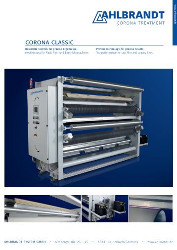 corona classic ii - Ahlbrandt System GmbH