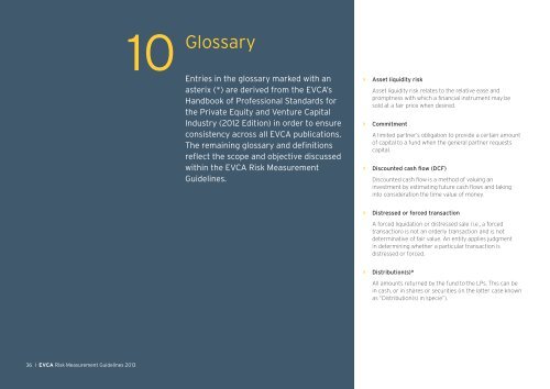 Risk Measurement Guidelines - EVCA