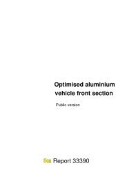 Optimised aluminium vehicle front section - European Aluminium ...