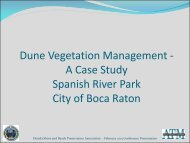 Dune Vegetation Management, A Case Study - fsbpa