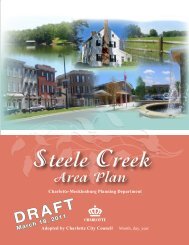 Steele Creek Area Plan (Draft) - Charlotte-Mecklenburg County