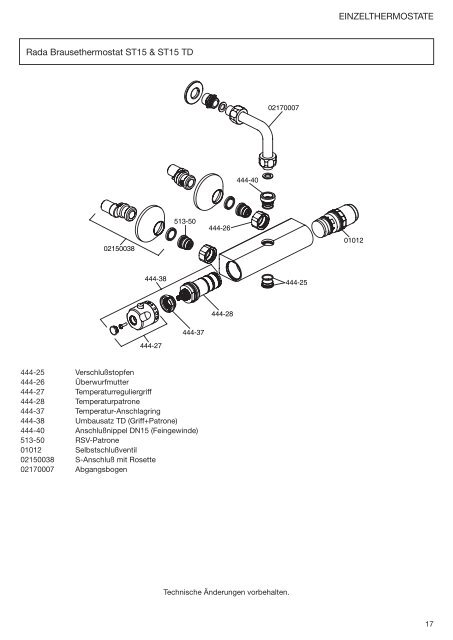 Rada Ersatzteilkatalog (5,9MB) - Rada Armaturen GmbH