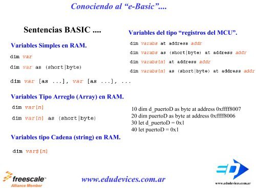 Embedded Basic - Simposio Argentino de Sistemas Embebidos ...