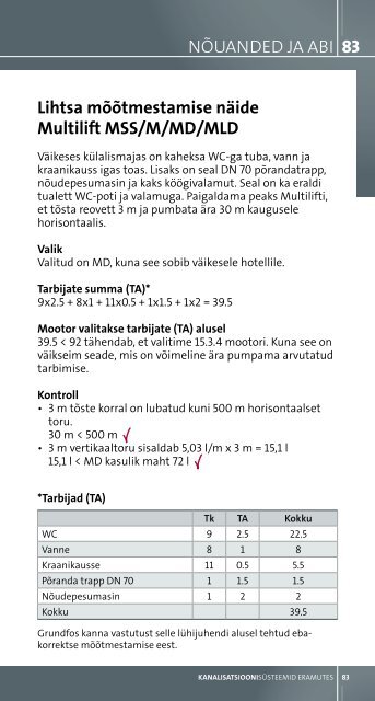 Kanalisatsiooni- sÃ¼steemid eramutes