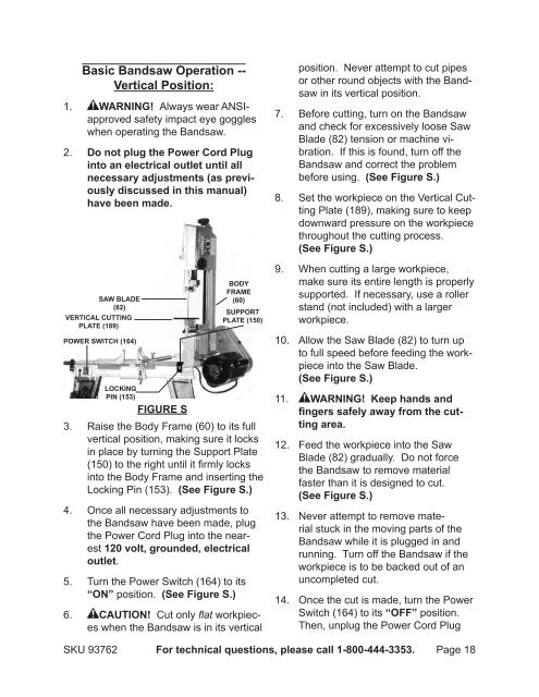 horizontal/vertical metal cutting bandsaw - Harbor Freight Tools